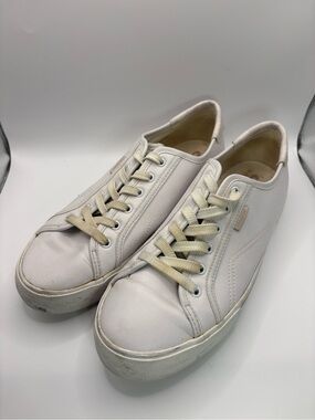 Coach Women's size 10 White Leather Low-Top Sneakers
